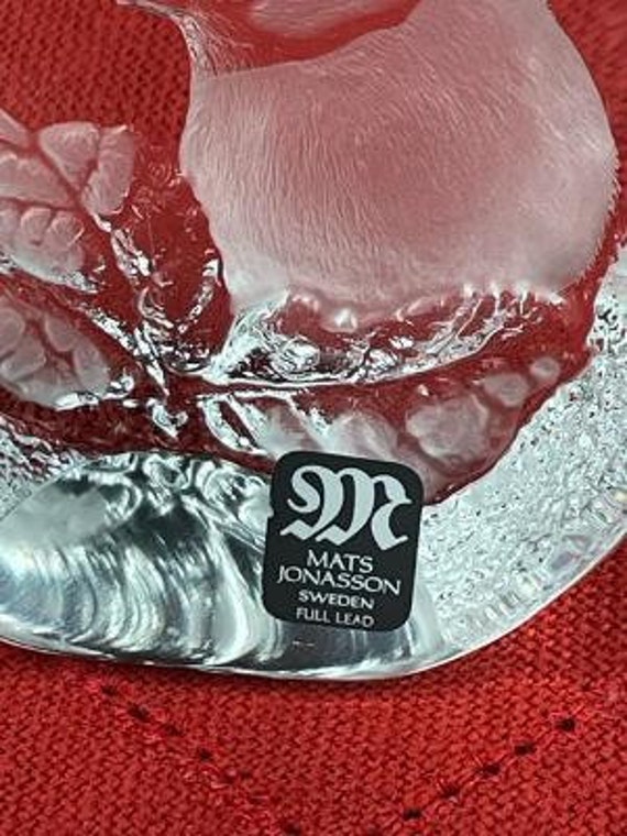 M●希少70s　ヴィンテージクリスタル　Mats Jonasson　ヘラジカ M○希少70s ヴィンテージクリスタル Mats Jonasson ヘラジカ M○希少