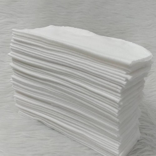 50 Pack Cotton Flannel Cloth Wipes - Reusable Unpaper Towels