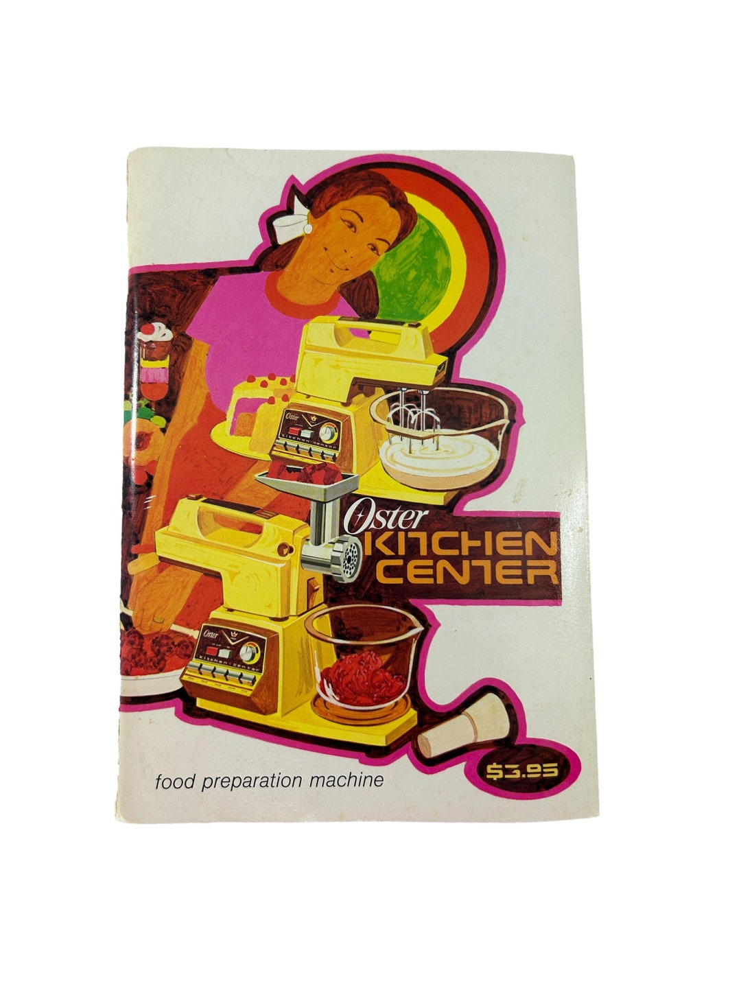 Vintage Oster Kitchen Center Food Preparation Manual Cookbook Paperback ...