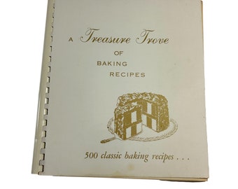 Vintage 60s A Treasure Trove of Baking Recipes Ida Radikoph Cookbook