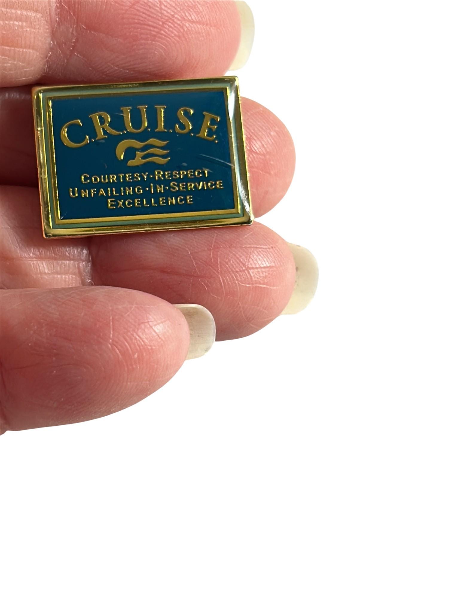 Gemelli Vintage Royal Caribbean – Uomo, Colore Blu – Accessori Da Collezione - Foto 2