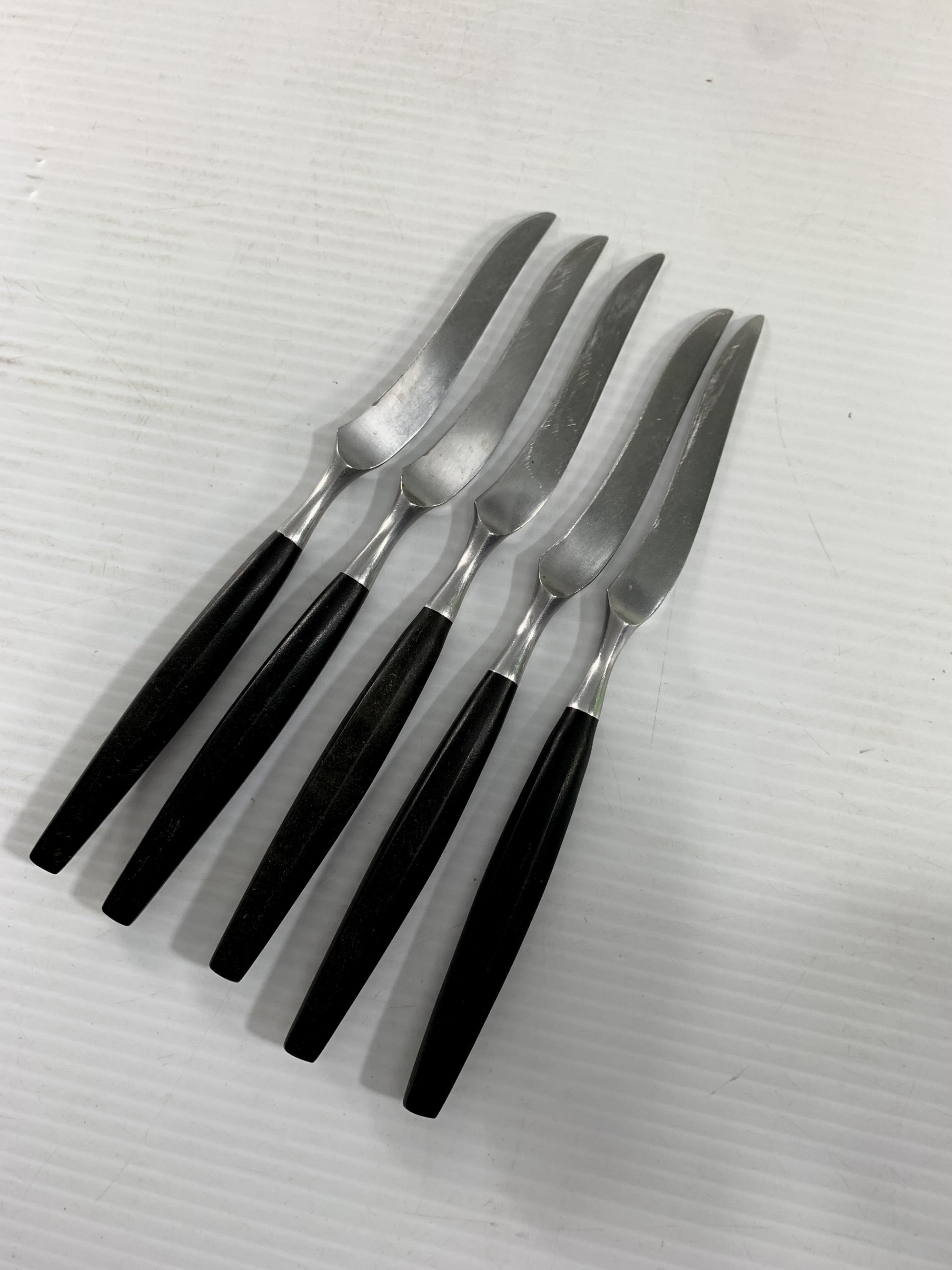 Vintage Mid Century Modern Viking Steak Knife Set of 5 Stainless