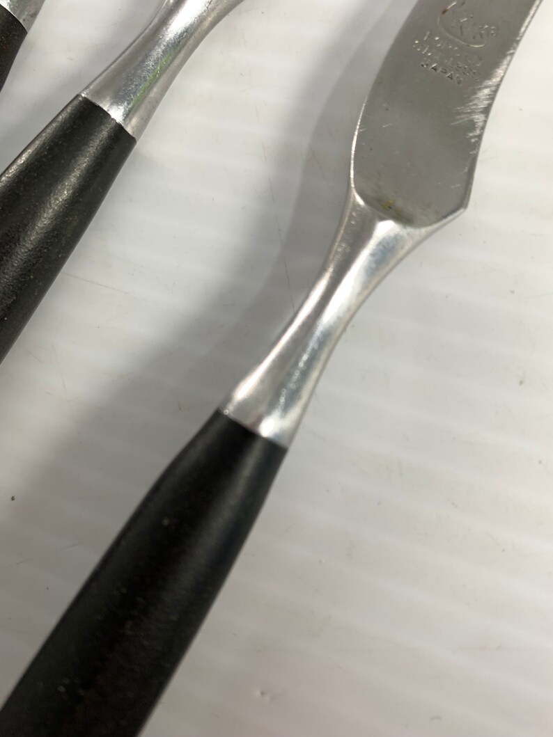 Vintage Mid Century Modern Viking Steak Knife Set of 5 Stainless