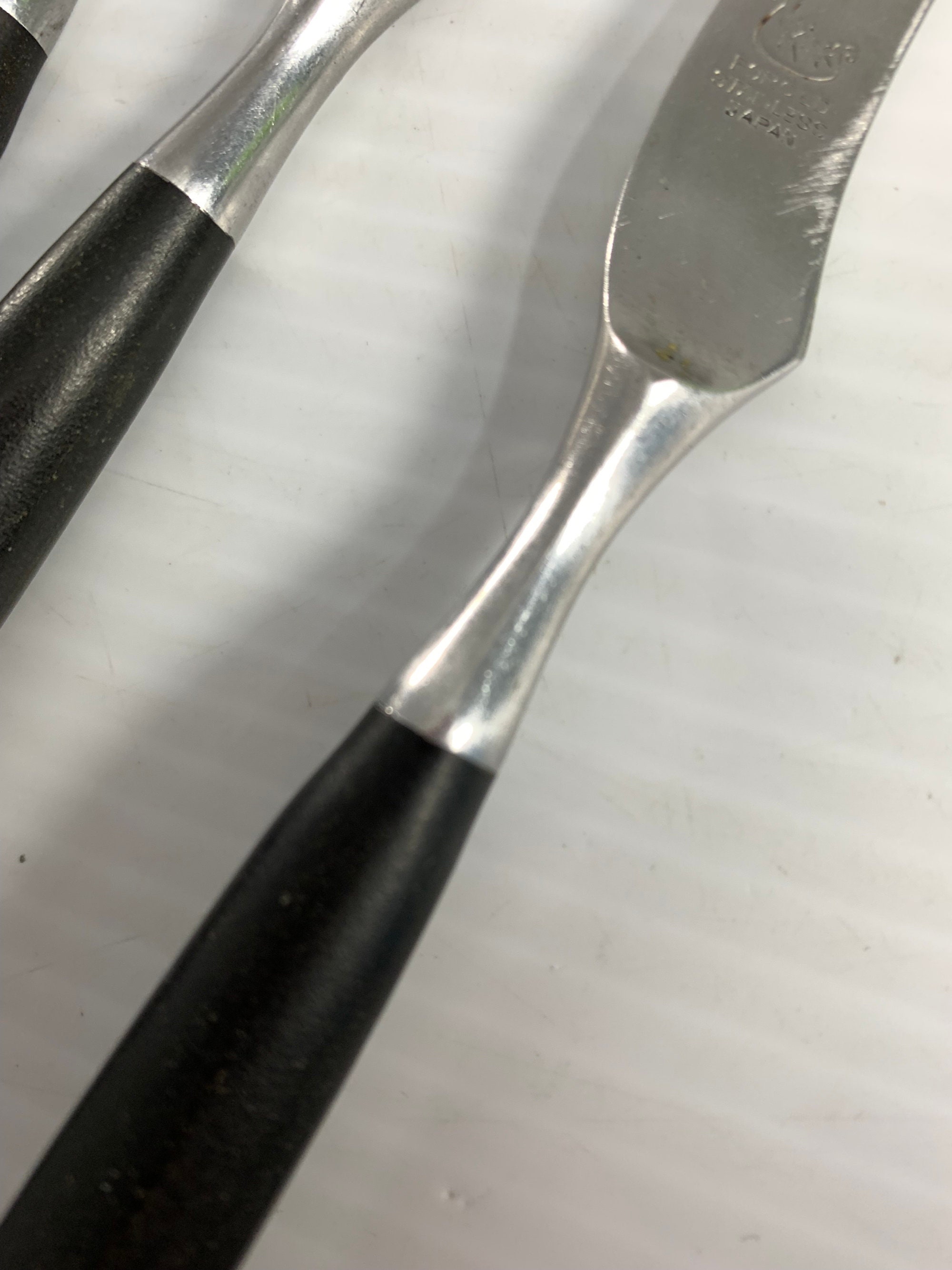 Vintage Mid Century Modern Viking Steak Knife Set of 5 Stainless