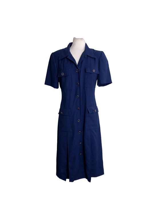 navy female dress blue Womens Blue Polo Dress main image 0