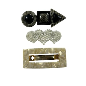 Lucite Barrettes - Etsy display picture 2