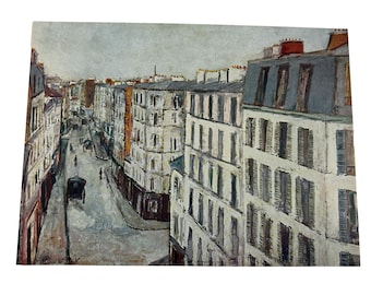 Maurice Utrillo V., Rue D'auteuil, Hand Signed Lithograph - Etsy