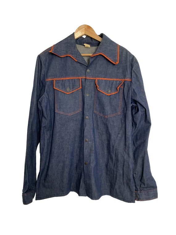 Buy Southbay Blue Denim Western Casual Party Wear Shirt For Men Online at  Low Prices in India - Paytmmall.com