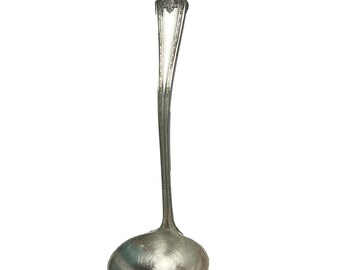 Vintage International Silver Co Roosevelt Ladle Soup Gravy Sauce Silver Plate