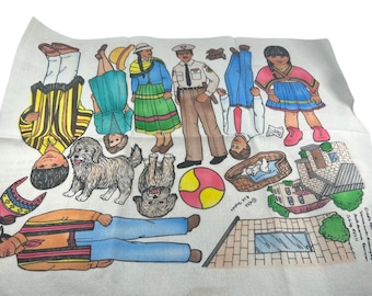 Vtg BJK Triplets Cradle Roll Mission Set South American Division Felt 7th Sabbath