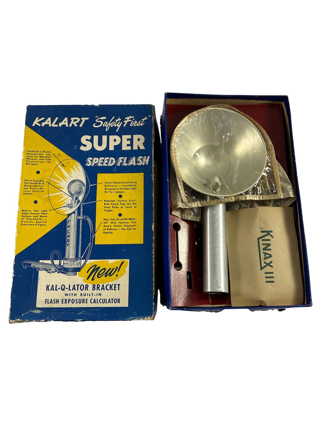 Vintage AS IS Safety First Kalart Super Speed Flash Original Box Movie ...