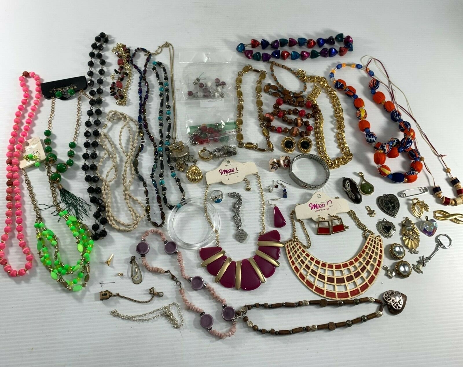 2 lbs Costume Jewelry Craft Lot Some Wearable Some Pieces Etsy