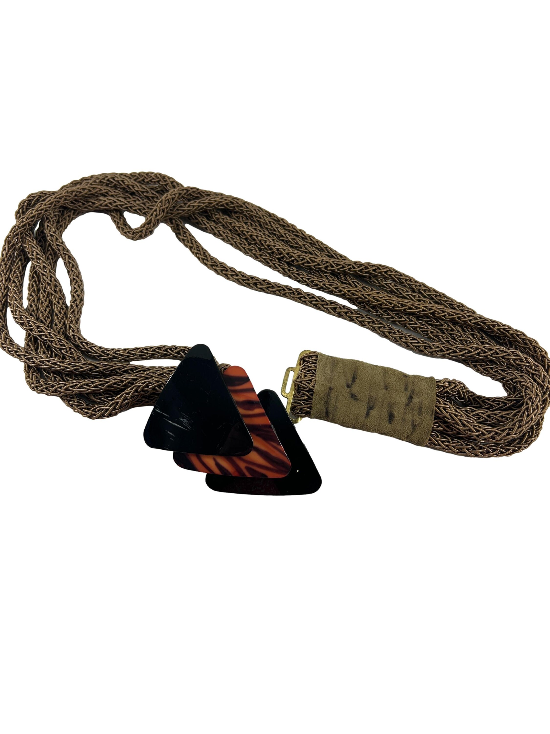 Carolyn Tanner Designs Belt Black Brown Cummberband M/L Carolyn Tanner Belt - Etsy Canada main image 3