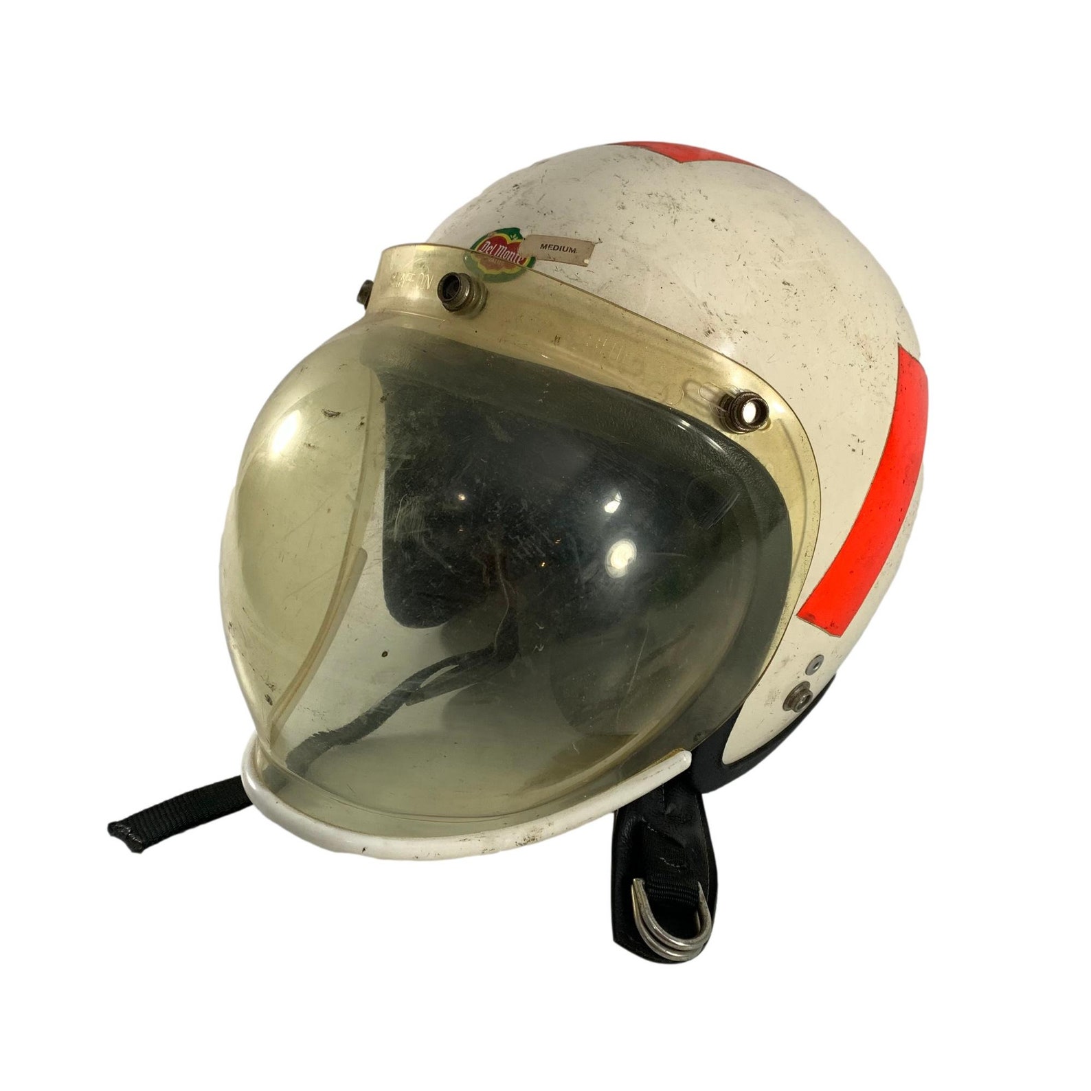 Vintage 1966 Buco Motorcycle Helmet Paulson 3 Snap Bubble Face | Etsy