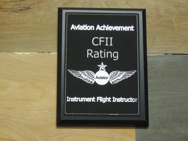 Certified Instrument Flight Instructor CFII Aviation Etsy