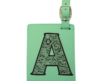 Luggage Tag, Personalized, Initial Luggage Tag, Travel Gift, Travel Tag, Bridesmaid Gift, Airline Tag, Diaper Bag Tag