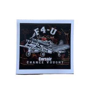 F4U Corsair Sticker, Pilot Sticker,
