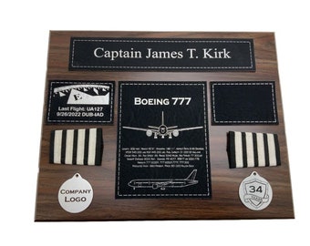 Airline Pilot Retirement Gift, The Customized Gift for Aviators, Commercial Pilot Gift