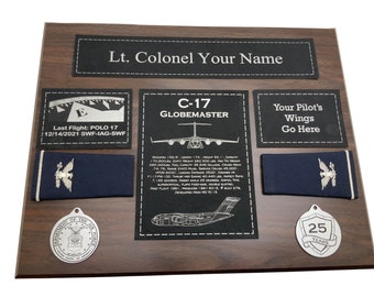 Military Pilot Retirement Gift, For Retiring Military Pilots