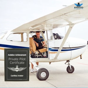 Private Pilot Rating, Aviation Accomplishment Plaque,