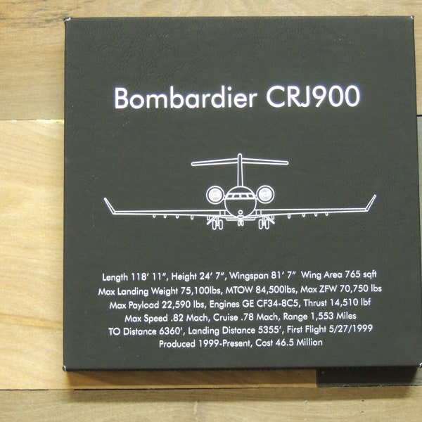 CRJ 900 Aviation Wall Art, Gifts for Pilots, Bombardier, Aviation Wall Decor, Aviation Gift