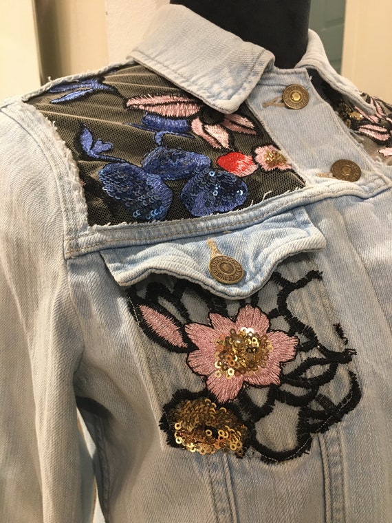 Custom made denim Jackets with fancy embroidery | Etsy