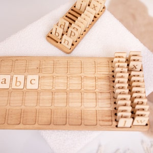 Englisch Alphabet Big Board mit Kleinbuchstaben Kärtchen Buchstaben lernen Buchstaben Geschenk für Kinder Vorschule Lehrer zu Hause Schule