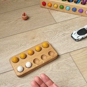 Montessori Oak Ten Frame Board: Math Manipulative for Counting ...