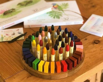 Stockmar crayon holder for blocks and sticks, waldorf crayon holder, gift for kids, Stockmar holder, personalized gift for kids