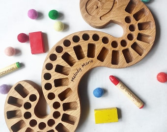 Stockmar Crayon Holder for 24 blocks 24 sticks WITHOUT CRAYONS crayon storage Montessori classroom kids room school supplies  gift