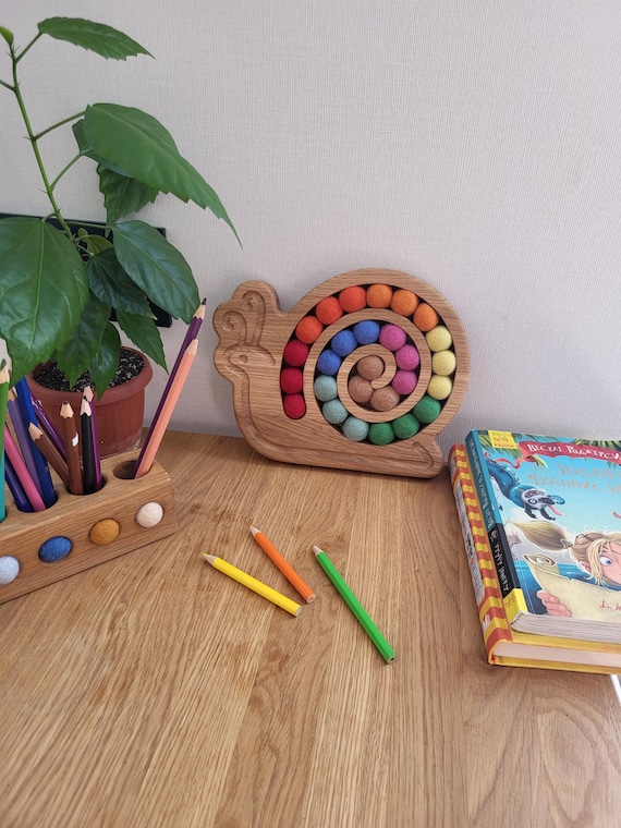 Gioco della Lumaca Regalo per Bambini 2 3 4 5 6 7 Anni Giochi da Tavolo Giocattolo Montessori da 3 Anni Giochi Educativi Ideale per Ragazzi e Ragazze Regalo di Natale Compleanno