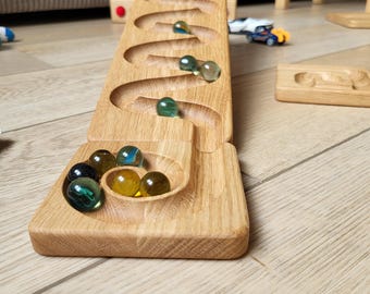 Gioco Pista Per Biglie Fai Da Te Pista Per Biglie In Legno Viga