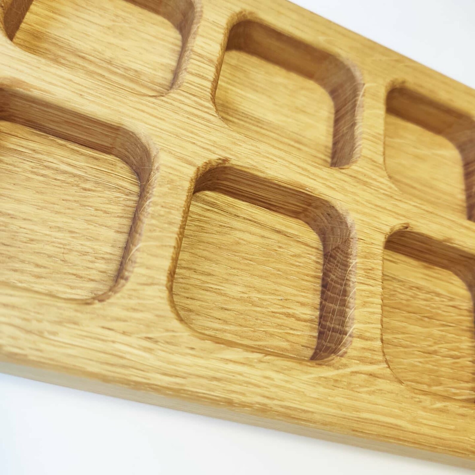 Wooden Sorting Tray With 10 Sections Small Version Etsy
