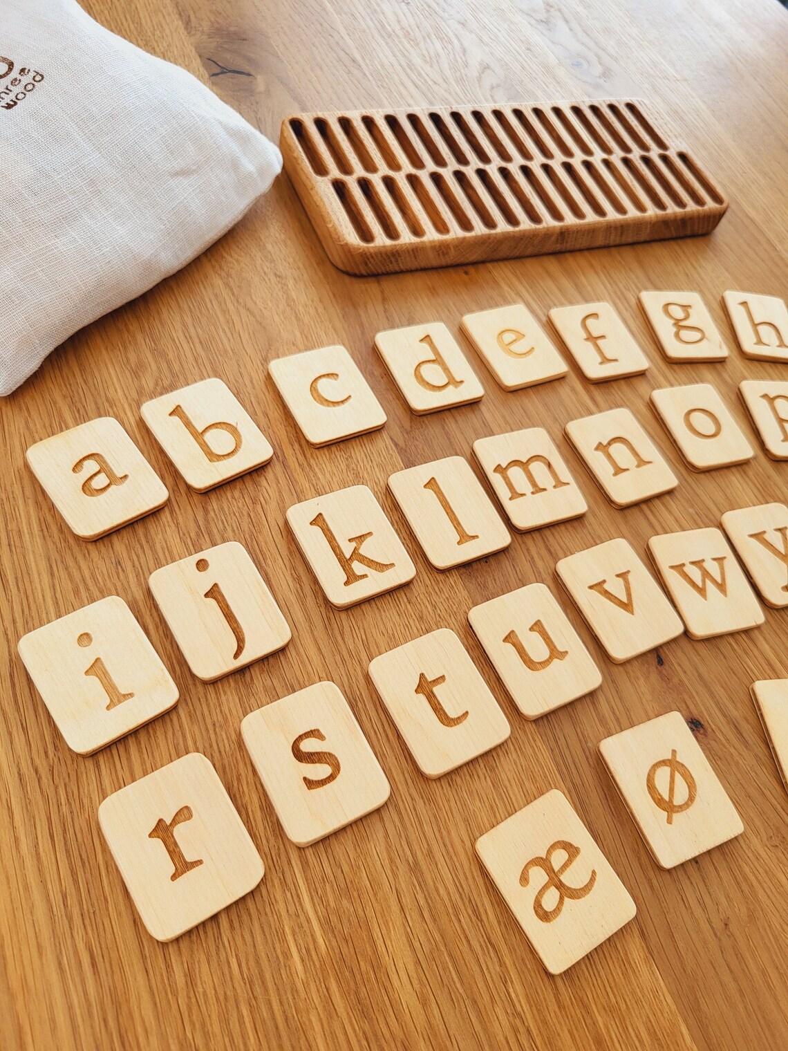 Danish and Norwegian Alphabet Alphabet FLASHCARDS Preschool Toy Gift ...