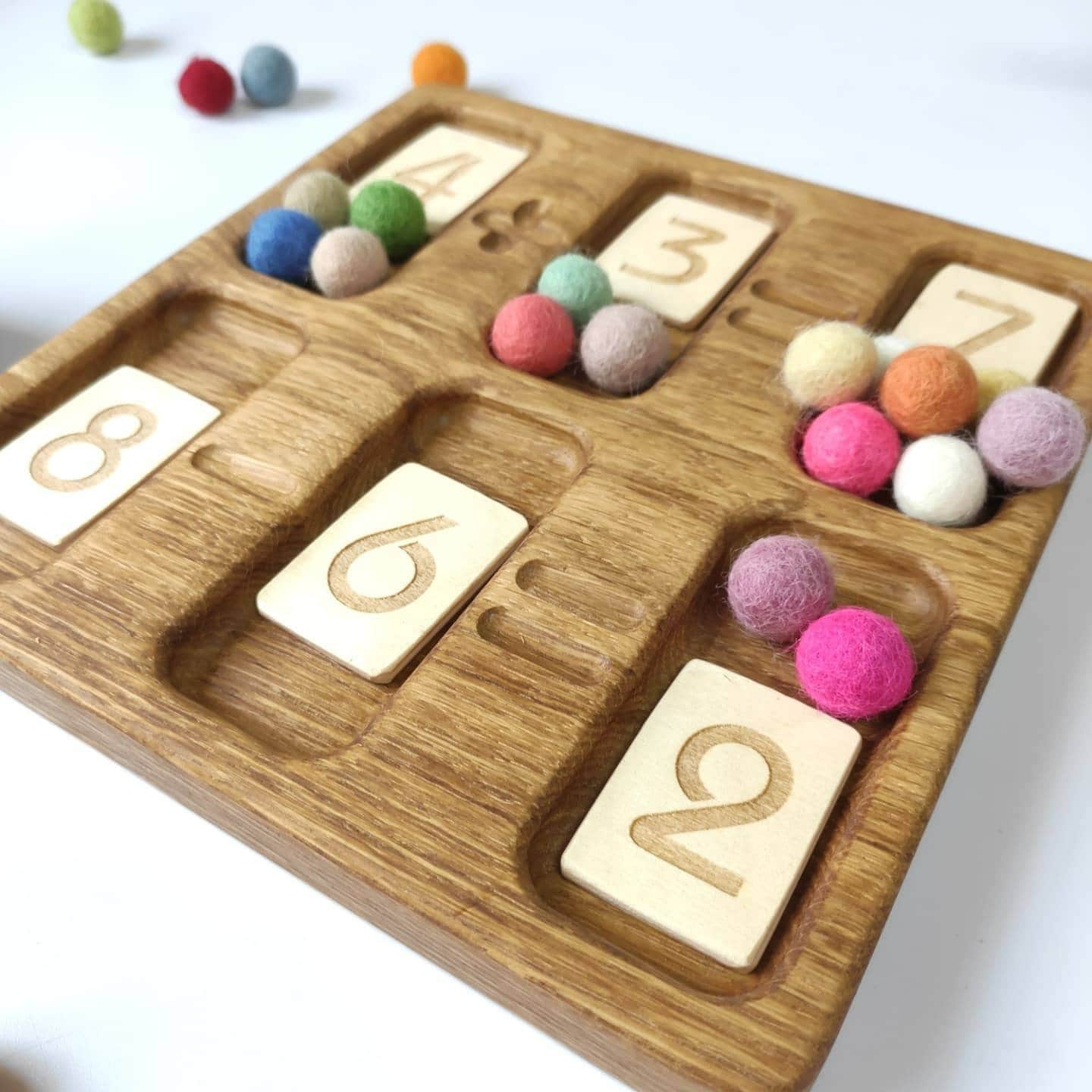 Montessori Math Toy for Kid Board Educational Homeschool Preschool ...