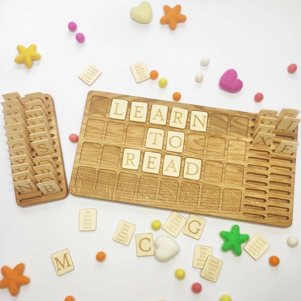 Gift for kids English Alphabet board with Uppercase flash cards with letters and words gifts
