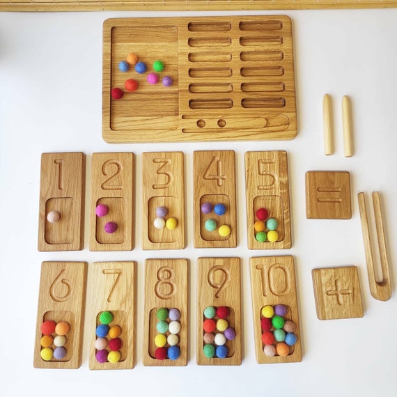 wooden counting