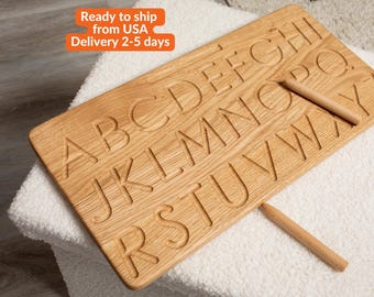Tableau d'écriture Montessori pour l'apprentissage de l'alphabet, cadeau éducatif pour l'école à la maison, les enseignants, les professeurs de lettres, les classes de maternelle et l'écriture cursive.