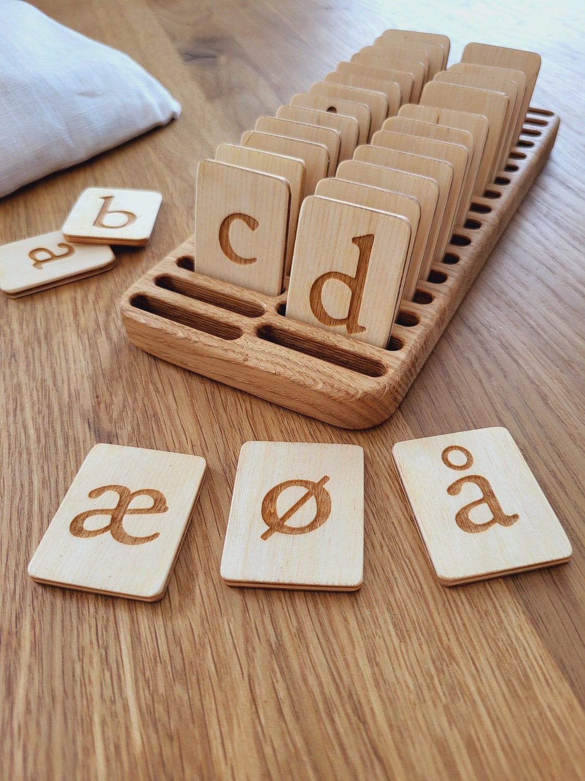 Danish and Norwegian Alphabet Alphabet Tiles FLASHCARDS Preschool Toy ...