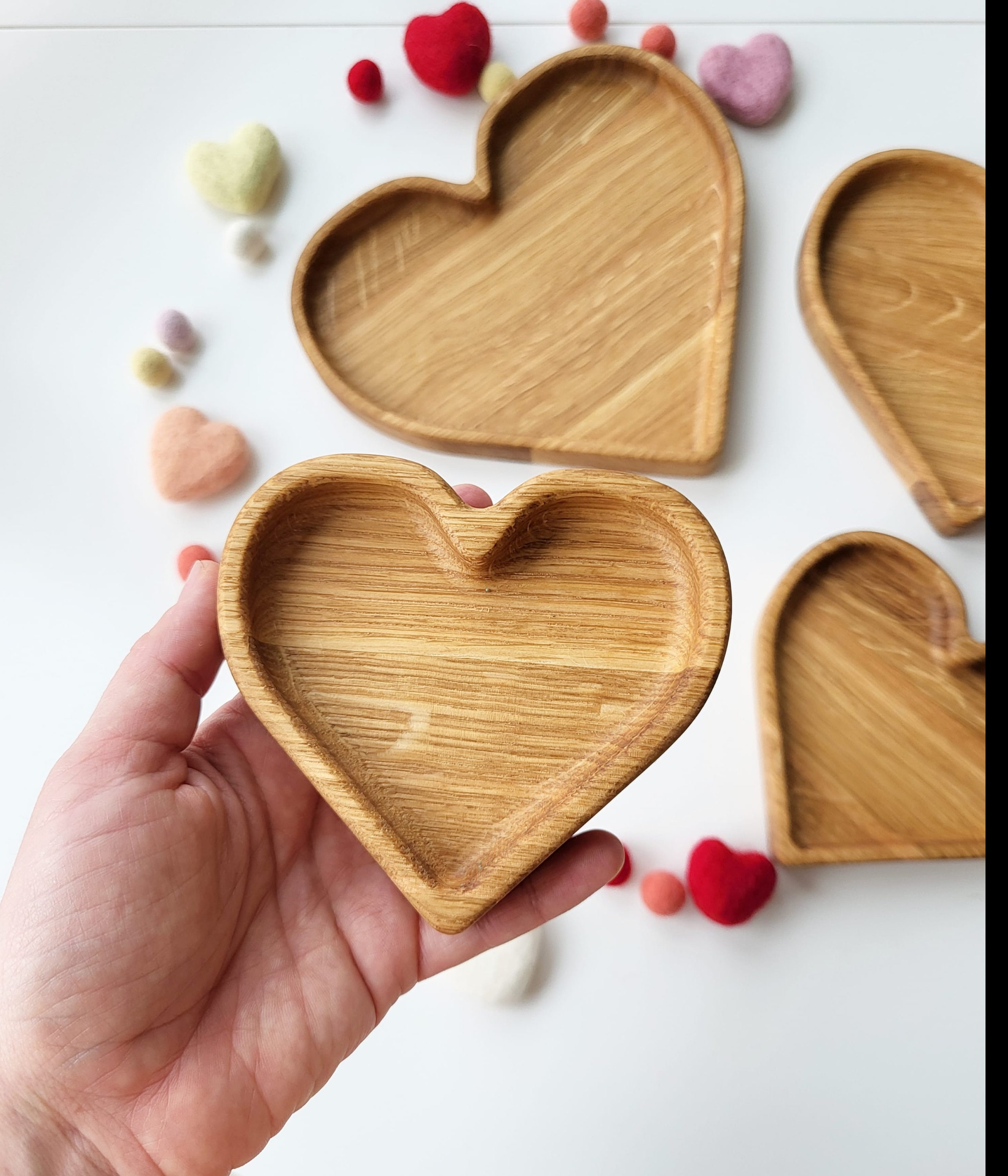 Wood Heart Shaped Tray – MRS FIESTA