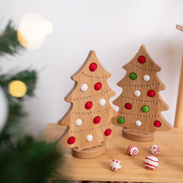 Christmas gifts for kids and adults personalized gifts for him for her, wooden Christmas tree Christmas decorations decor