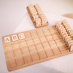 Nauka i szkoła Montessori English Alphabet Board małe litery duże litery karty prezent dla dzieci nauczyciel Waldorf szkoła klasa