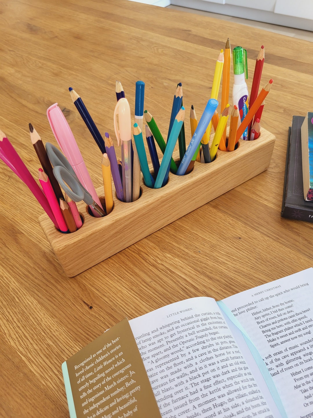 Teacher Gift Pencil Pen Holder Desk Organizer Back to School ...