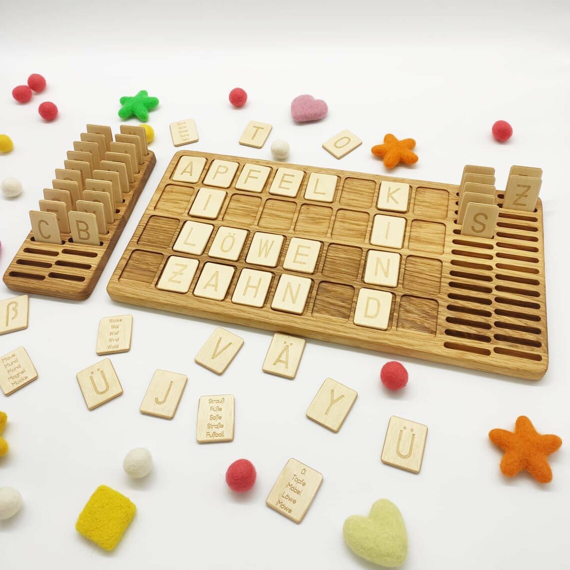 Brettspiel Aus Der Antike 5 Buchstaben Deutsche Alphabet Brettspiel mit Buchstaben Karten für das | Etsy