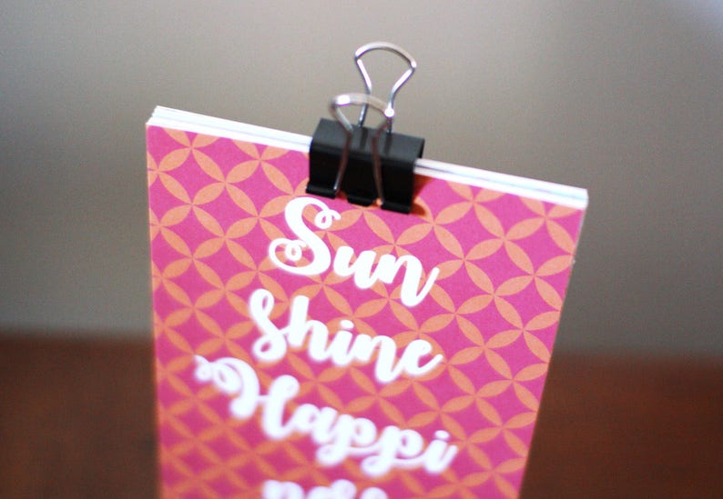 Perpetual Calendar With Sayings Postcard Calendar Colourful Etsy