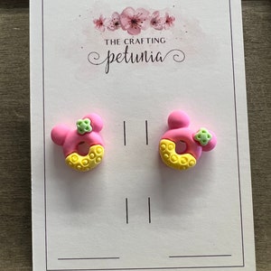 Donut Mouse Earrings