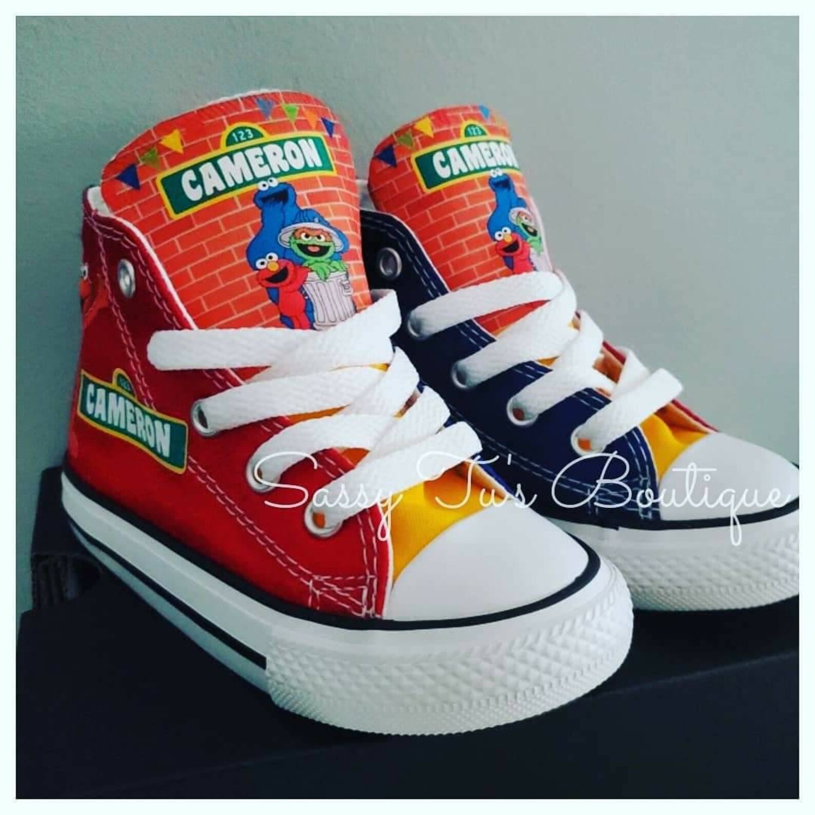 Sesame Street Converse Sesame Street Shoes Custom Converse