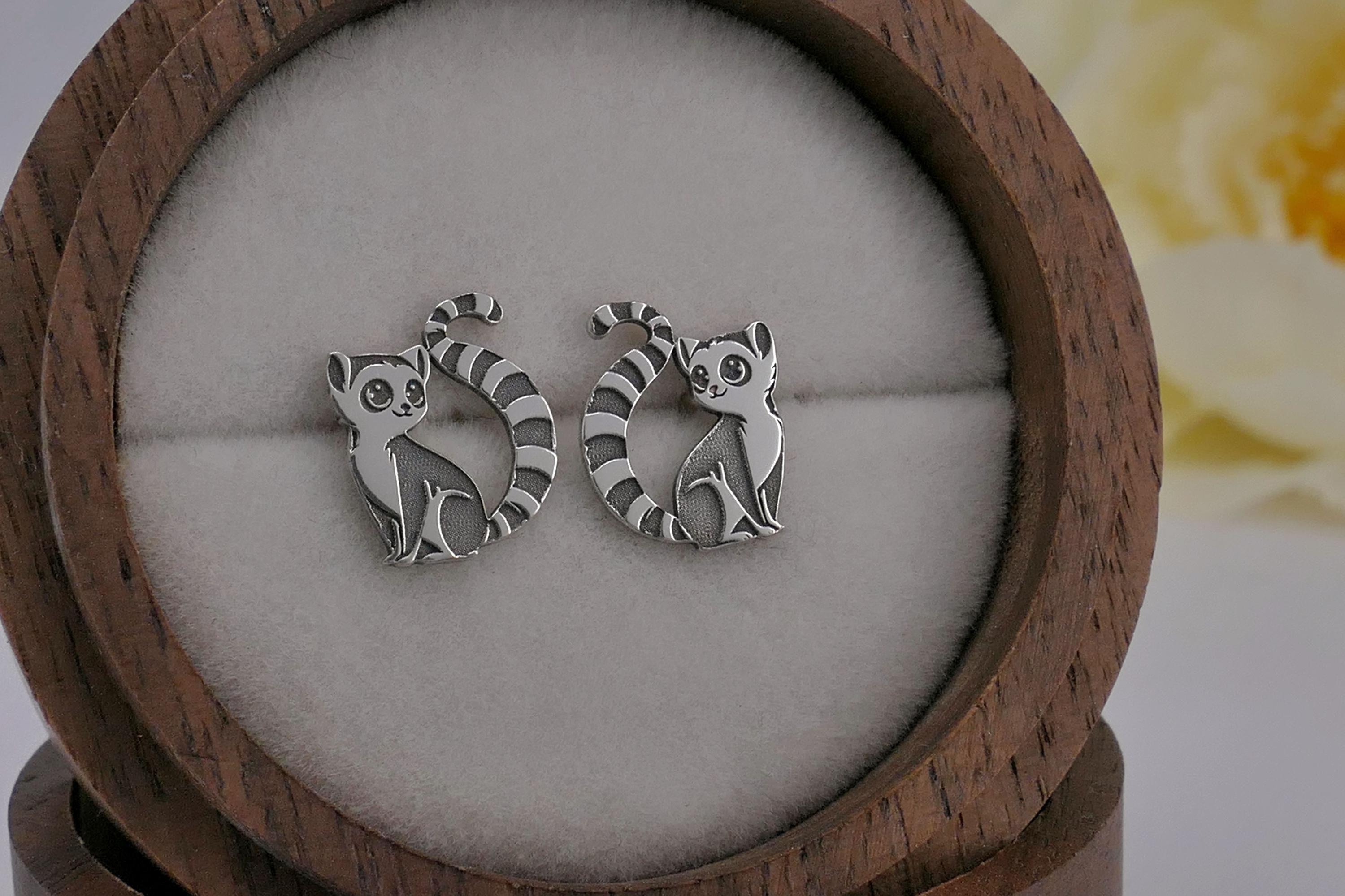 ears - Orecchini in argento Sterling non ossidante, con gancio