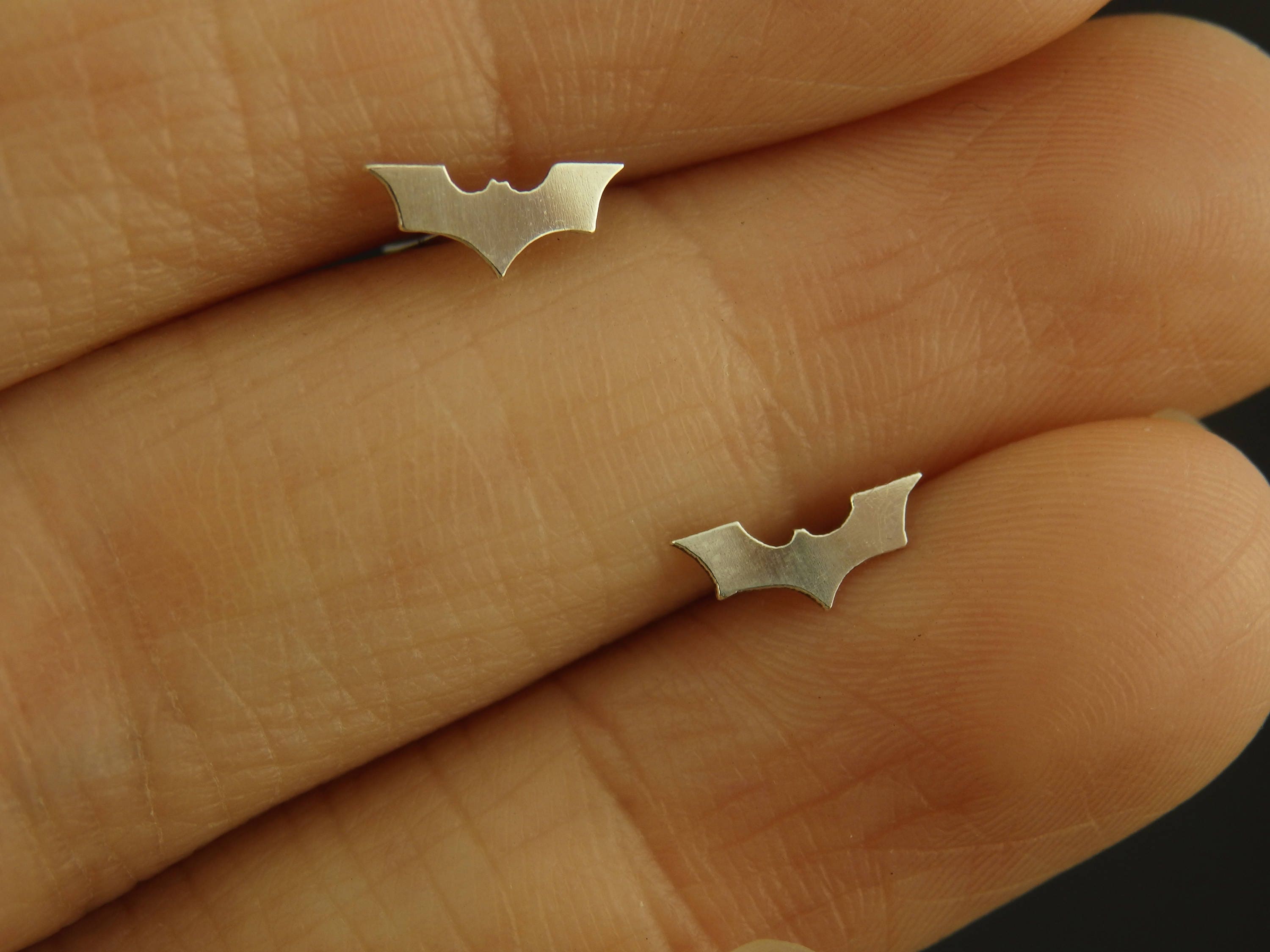 Sterling Silver Bat Stud Earrings main image 0
