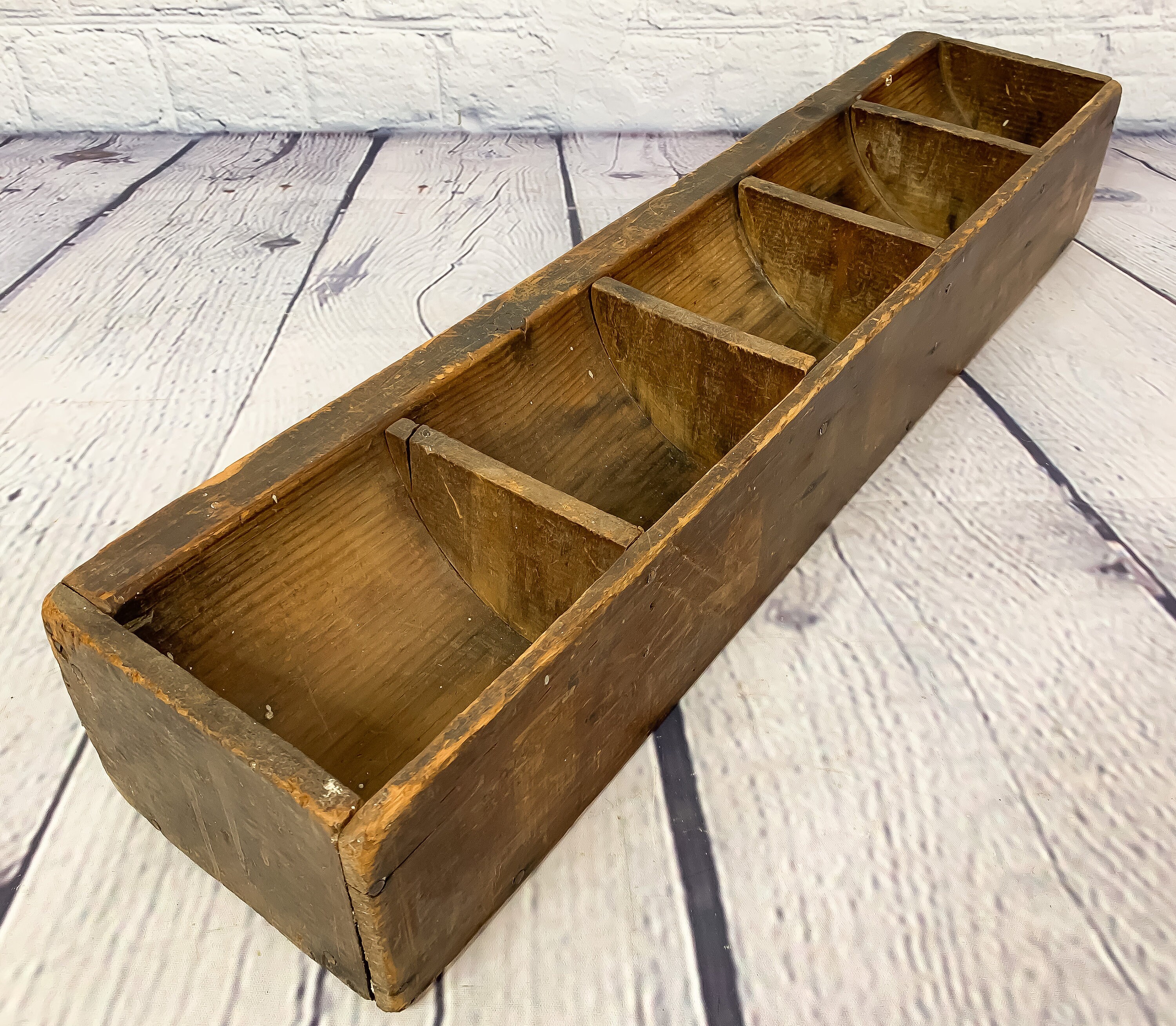 Antique primitive wooden coin tray general store cash Etsy